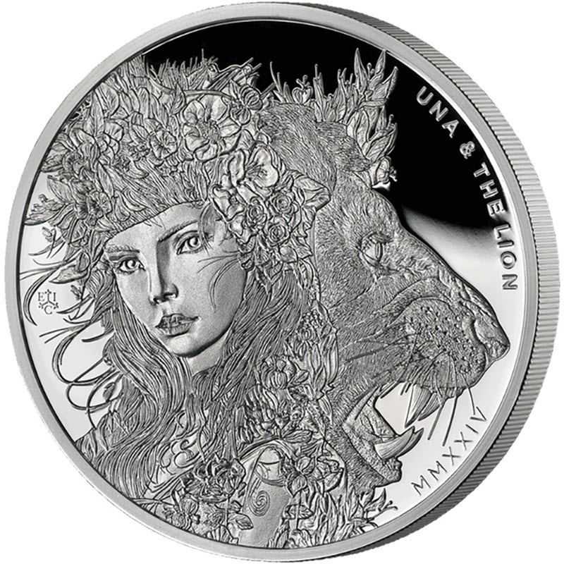 Серебряная монета Острова Святой Елены 