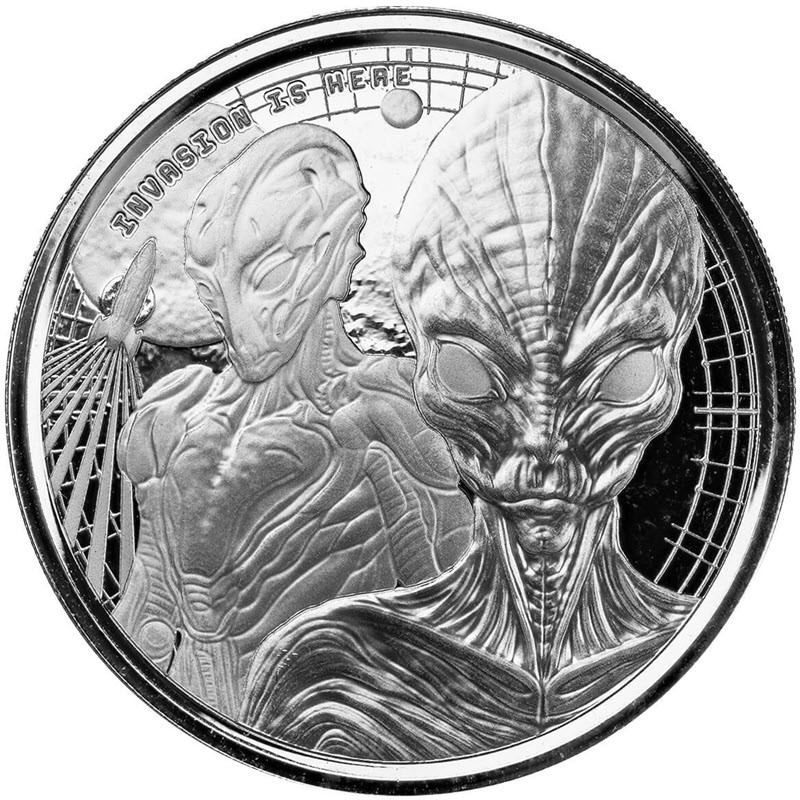 Серебряная монета Ганы 