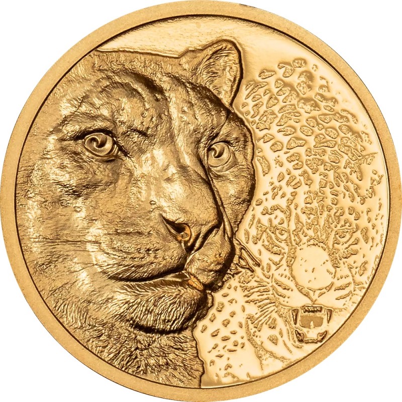 Золотая монета Монголии 