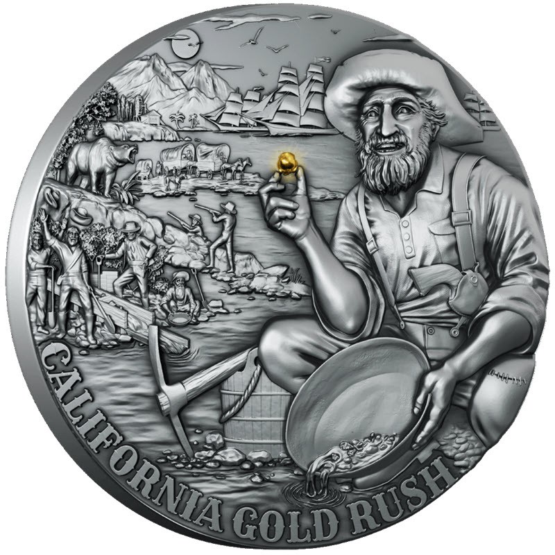Серебряная монета Либерии 
