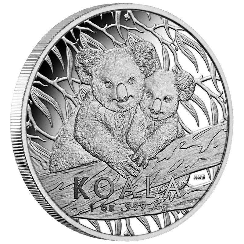 Серебряная монета Австралии 