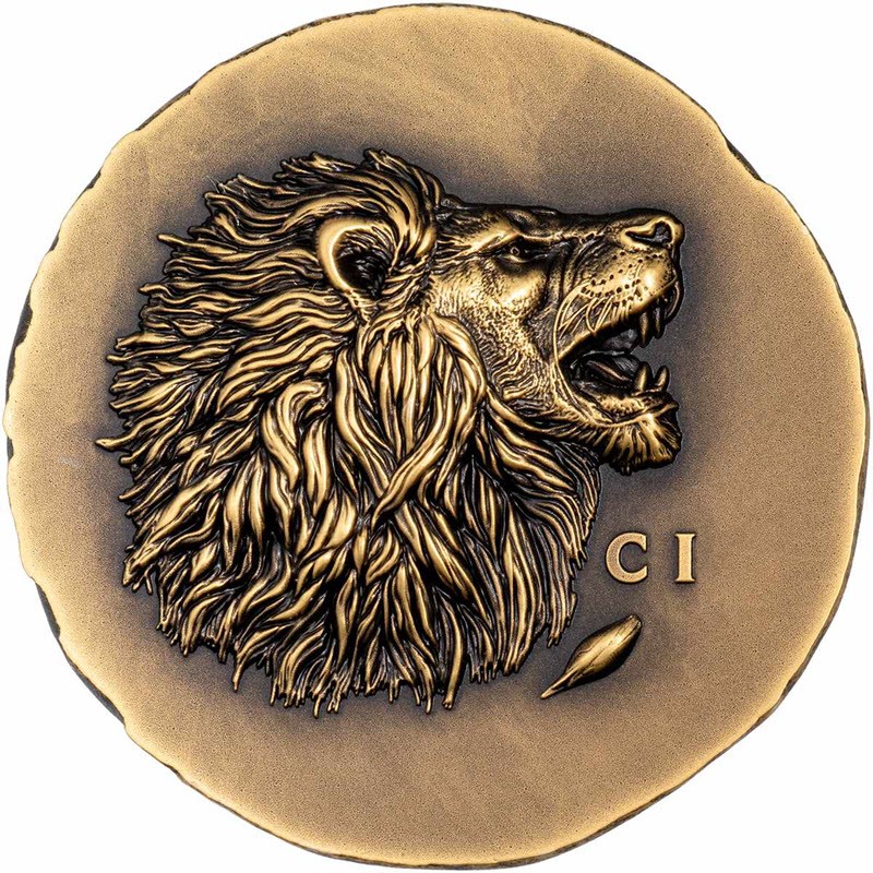 Золотая монета Островов Кука 