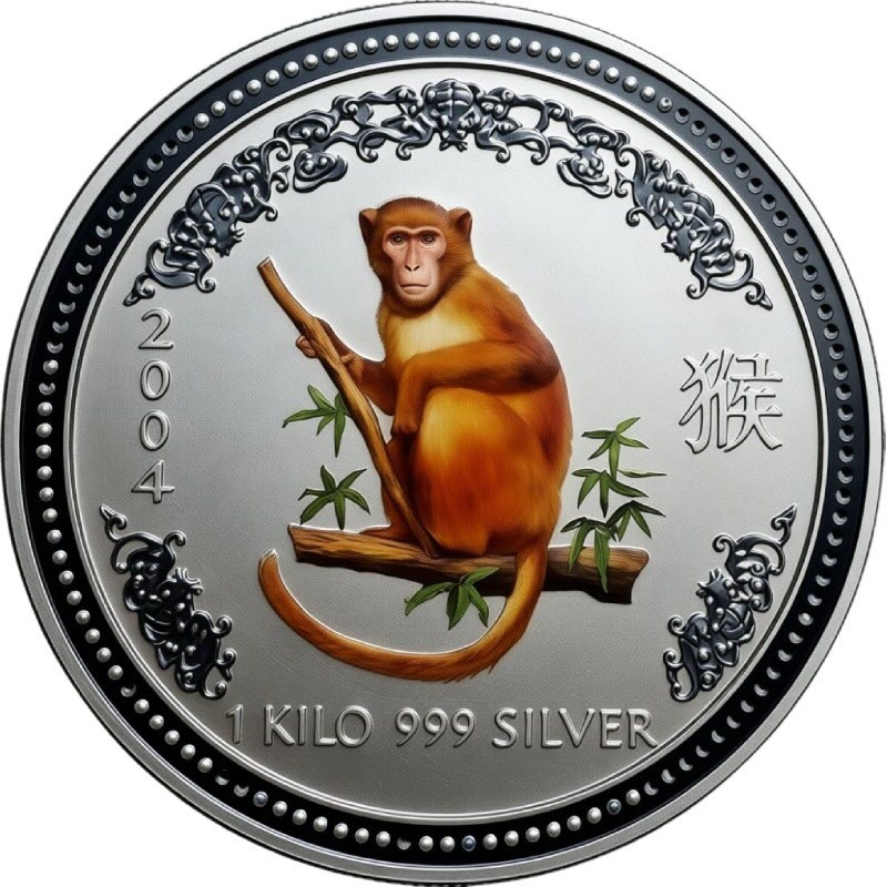 Серебряная монета Австралии 