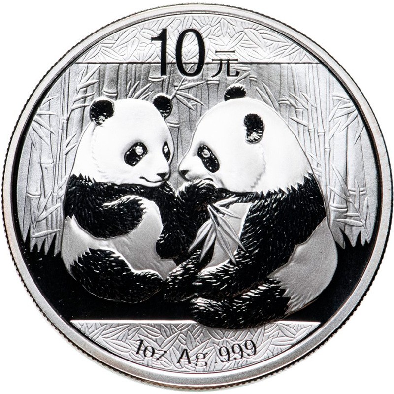 Серебряная монета Китая 