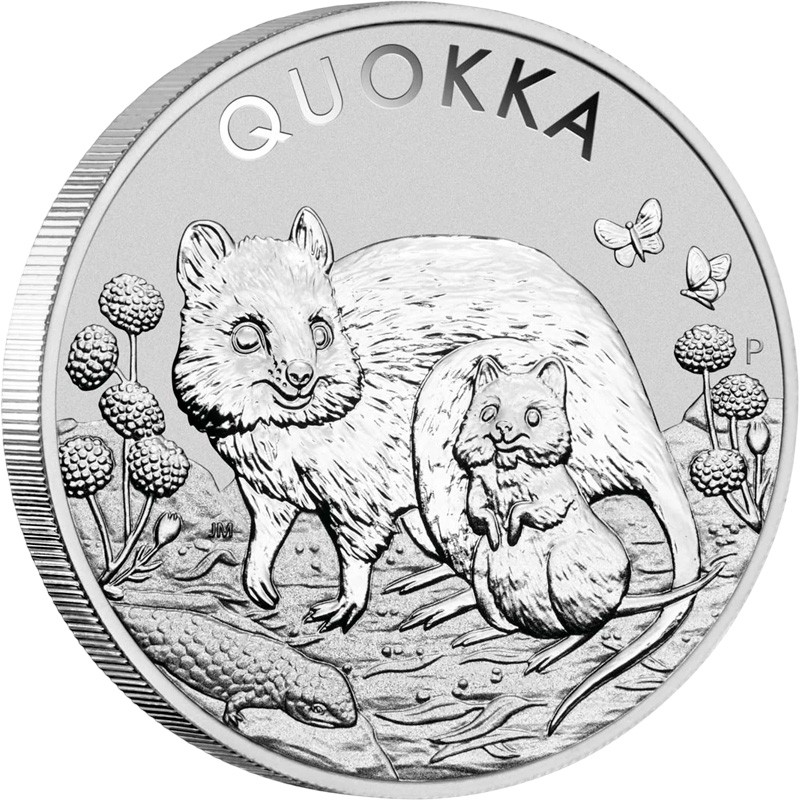 Серебряная монета Австралии 