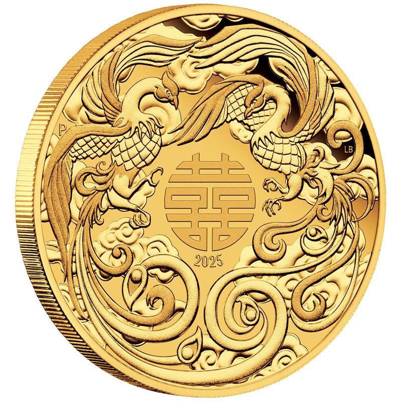 Золотая монета Австралии 