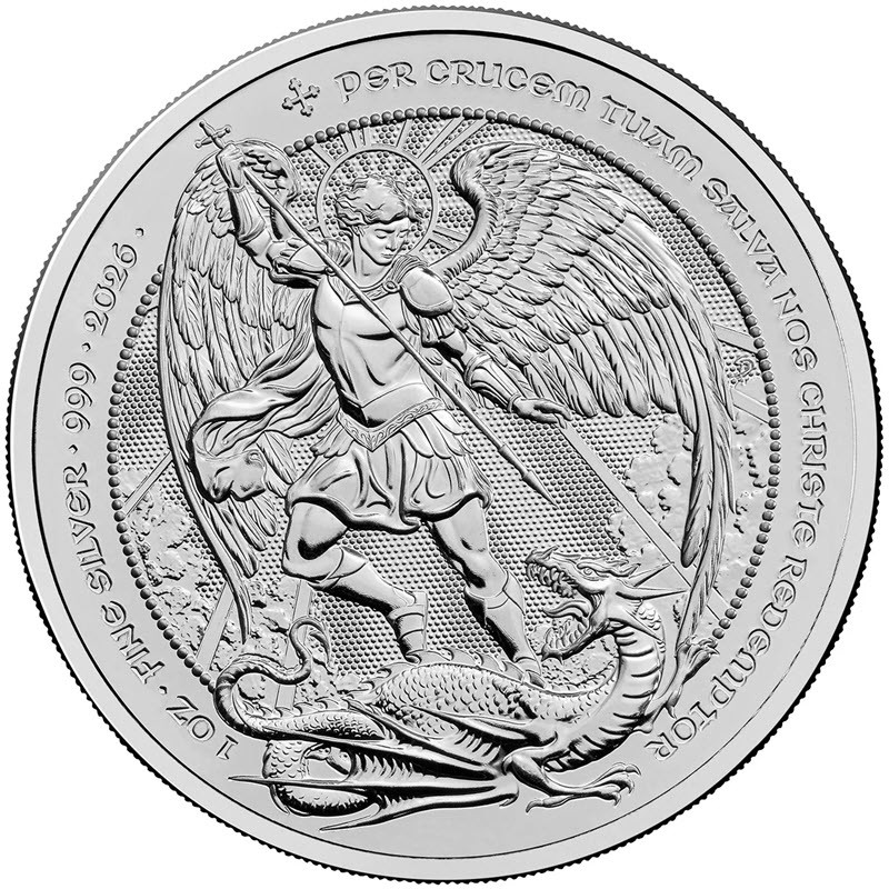 Серебряная монета Великобритании 