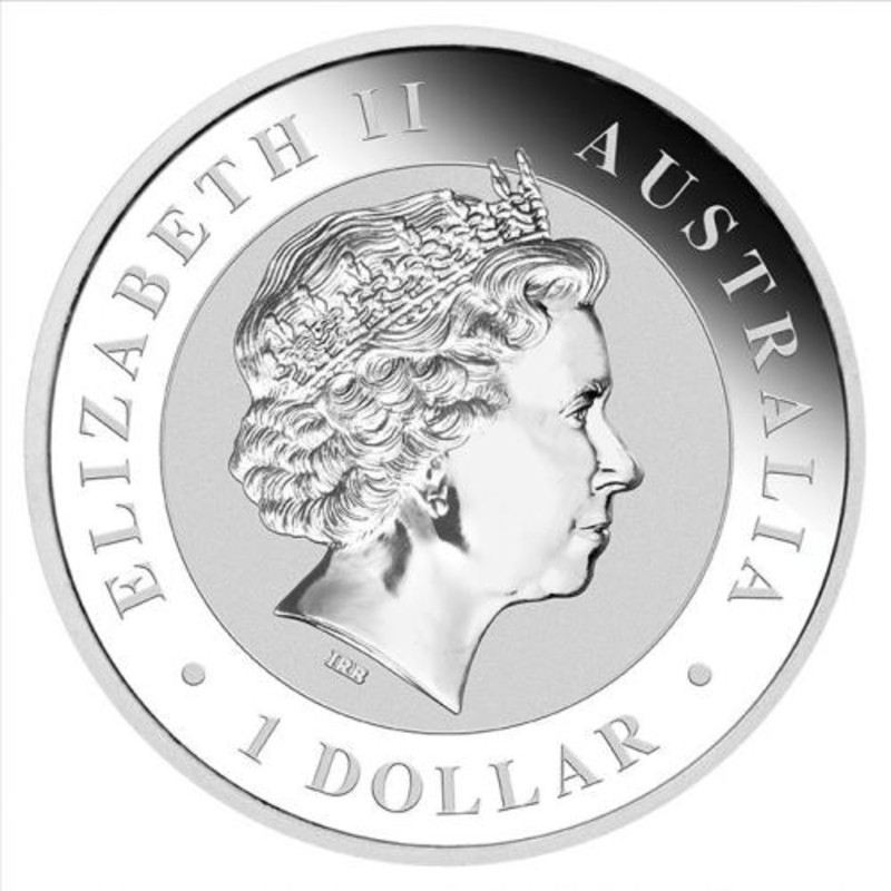 Серебряная монета Австралии «Австралийская пастушья лошадь» 2017 г.в., 31.1 г чистого серебра (проба 0.9999)