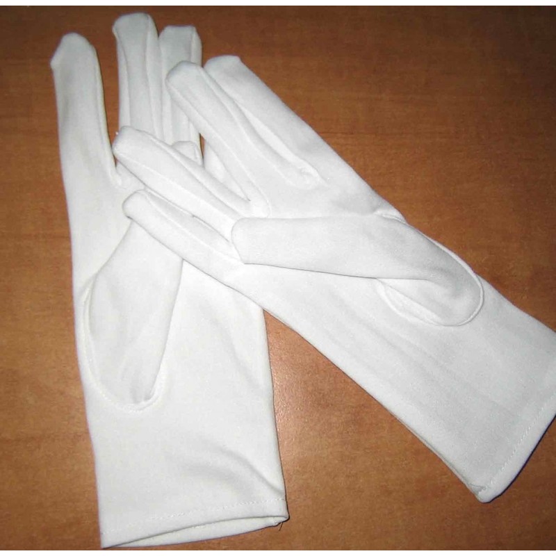 Перчатки нумизматические универсальные белые