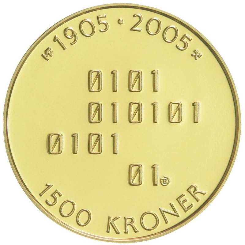 Золотая монета Норвегии «100-летний юбилей расторжения Шведо-норвежской унии» 2003 г.в., 15.55 г чистого золота (проба 0.917)