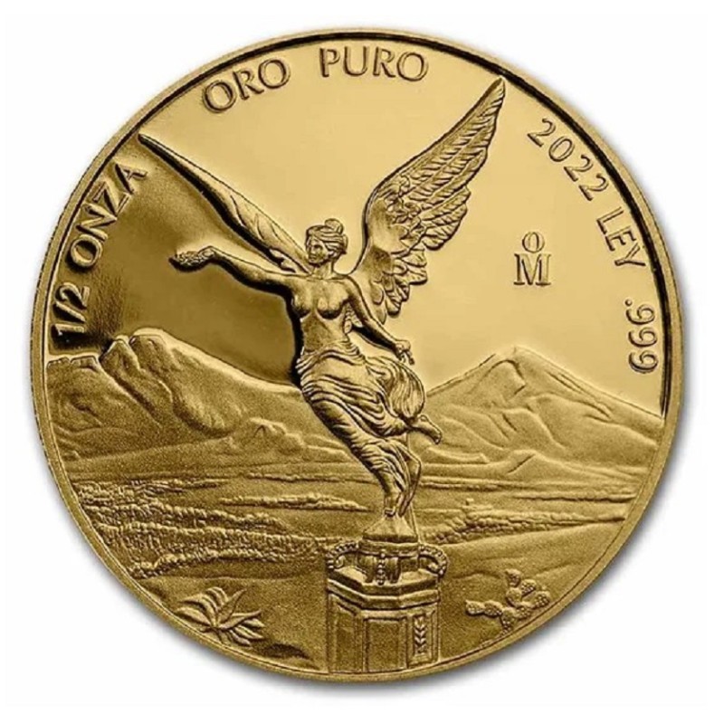Золотая инвестиционная монета Мексиканский Либертад, 15.55 г чистого золота (Проба 0,999)