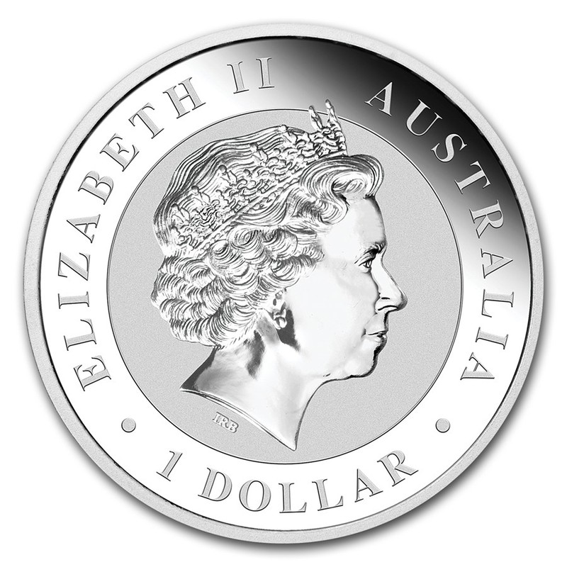 Серебряная монета Австралии "Кукабарра" 2018 г.в., 31,1 г чистого серебра (проба 0,999)
