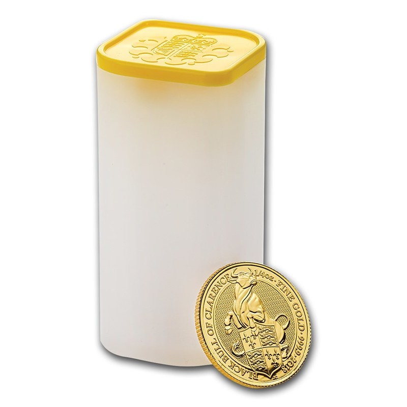 Золотая монета Великобритании «Черный бык» 2018 г.в., 7.78 г чистого золота (проба 0.9999)