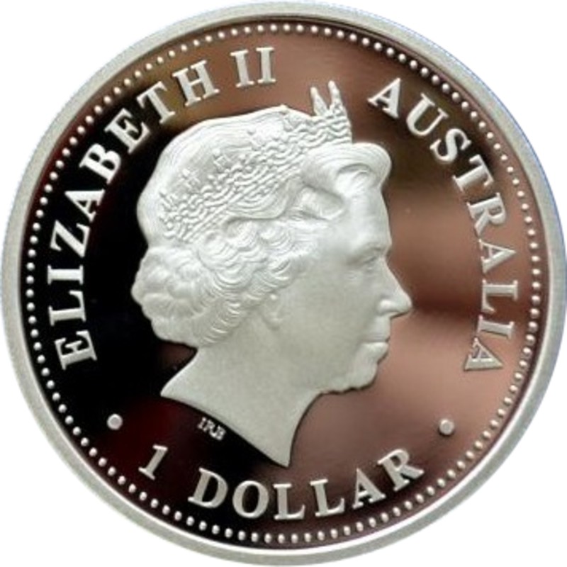 Серебряная монета Австралии "Открытие Австралии. Брум" 2008 г.в., 31.1 г чистого серебра (проба 0.999)