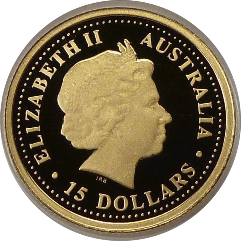 Золотая монета Австралии «Открой Австралию. Утконос» 2007 г.в., 3.11 г чистого золота (проба 0.9999)