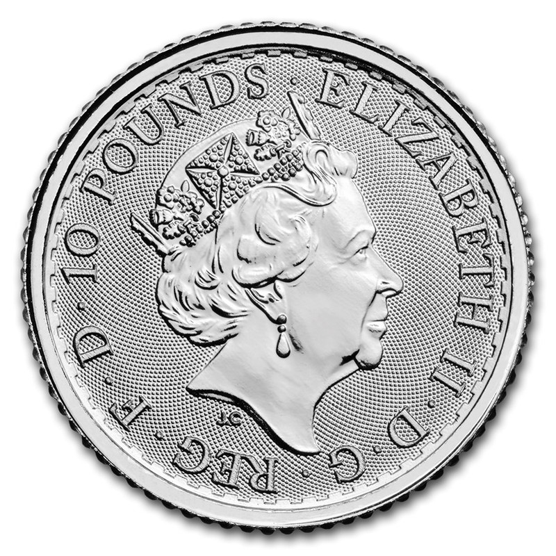 Платиновая монета Великобритании "Британия" 2018 г., 3,11 г чистой платины (Проба 0,9995)