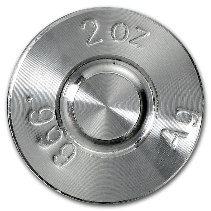 Серебряная реплика США "Серебряная пуля", 62,2 г чистого серебра (Проба 0,999)