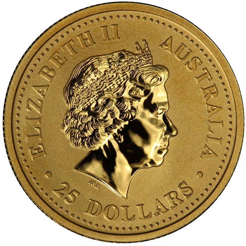 Золотая монета Австралии - Кенгуру 2003 г.в., 7.78 г чистого золота (проба 9999)
