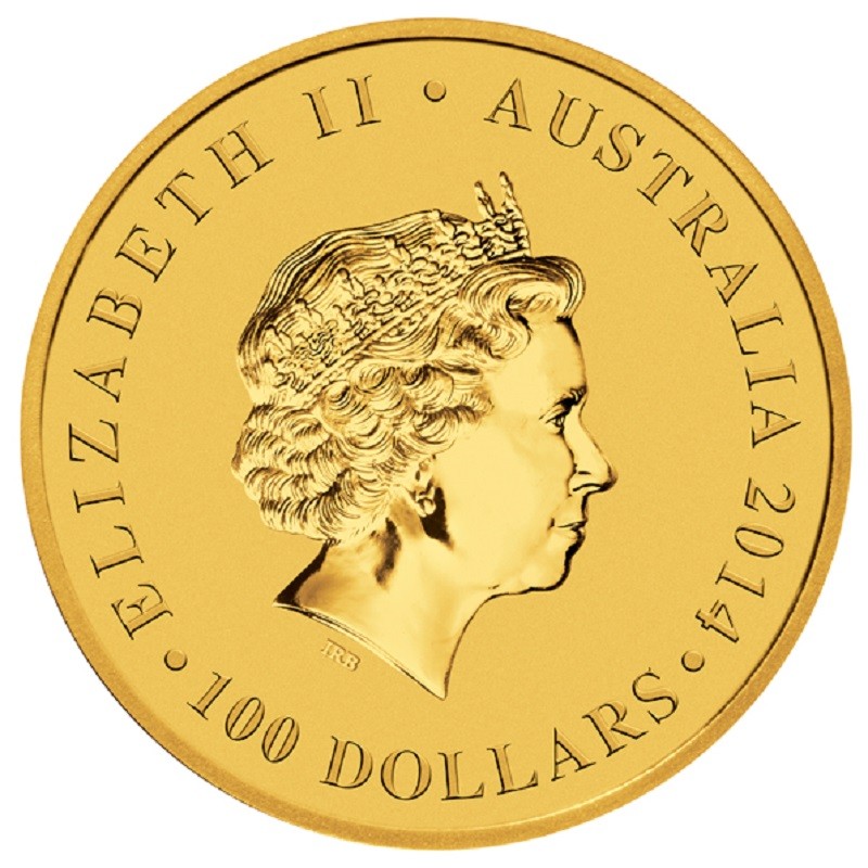 Набор юбилейных золотых монет Австралии - Красный Кенгуру 1989-2014 г.в., 59.09 г чистого золота - 1,9 унции (проба 0,9999)