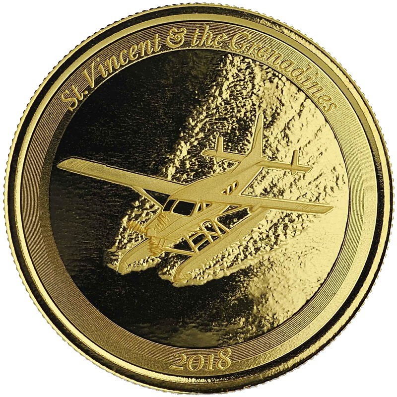 Золотая монета Сент-Винсент и Гренадины 