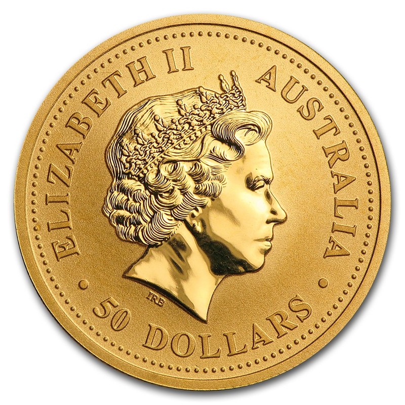 Золотая монета Австралии "Лунный календарь I- Год Собаки" 2006 г.в., 15,55 г чистого золота (Проба 0,9999)