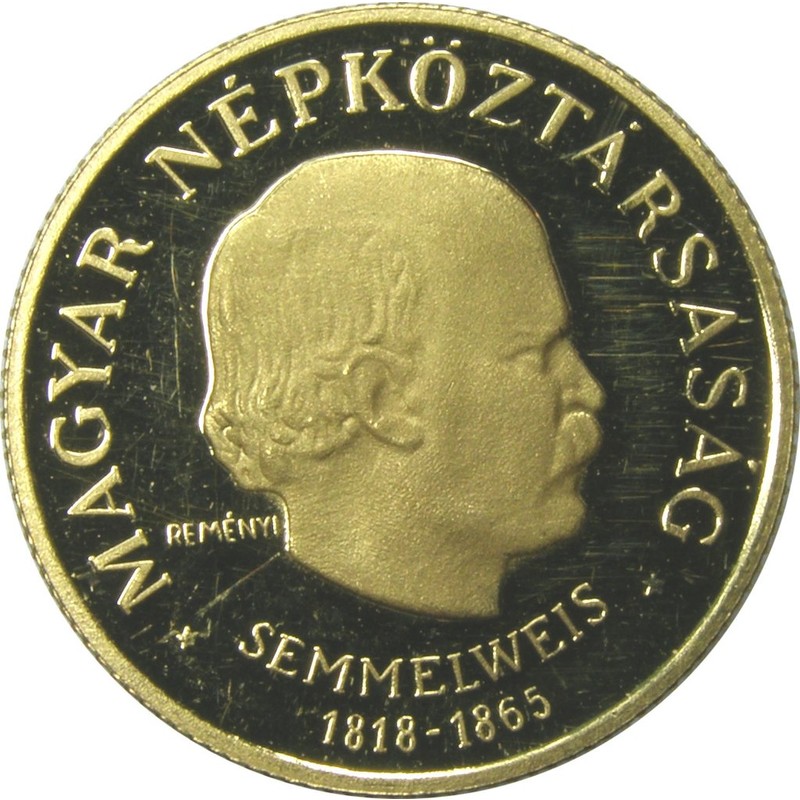 Золотая монета Венгрии 