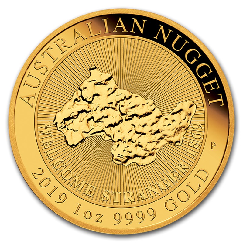 Золотая монета Австралии 