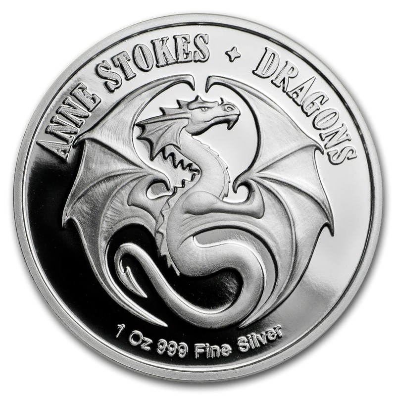 Серебряный жетон США «Энн Стоукс Друг или Враг», 31.1 г чистого серебра (проба 0.999)