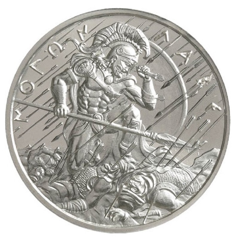Серебряный жетон США "Молон Лабе", (Тип 3), 31,1 г чистого серебра (Проба 0,999)