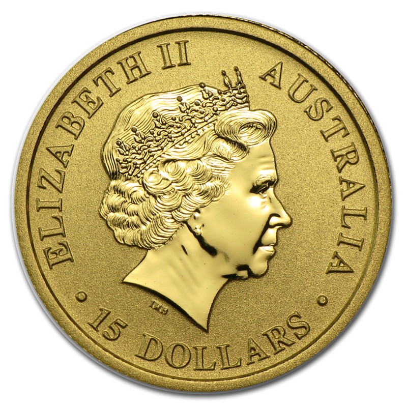 Золотая инвестиционная монета Австралии - Кенгуру 2013 г.в., 1/10 тройской унции (3,11 г) чистого золота (проба 0,9999)