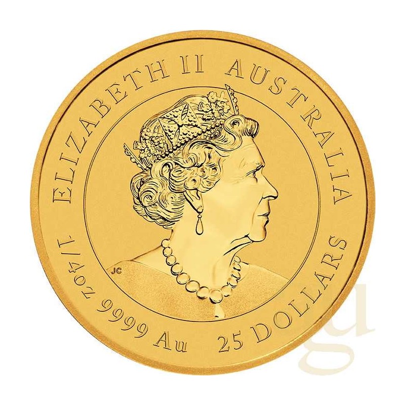 Золотая монета Австралии "Лунный календарь III - Год Крысы", 2020 г.в. 7.78 г чистого золота (проба 0,9999)