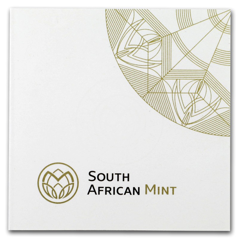 Золотая монета ЮАР "Большая пятерка: Лев" 2019 г.в., 31,1 г чистого золота (Проба 0,9999)