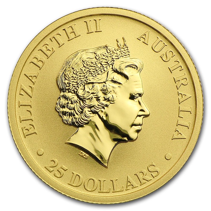 Золотая монета Австралии «Кенгуру» 2016 г.в., 7.78 г чистого золота (проба 0.9999)