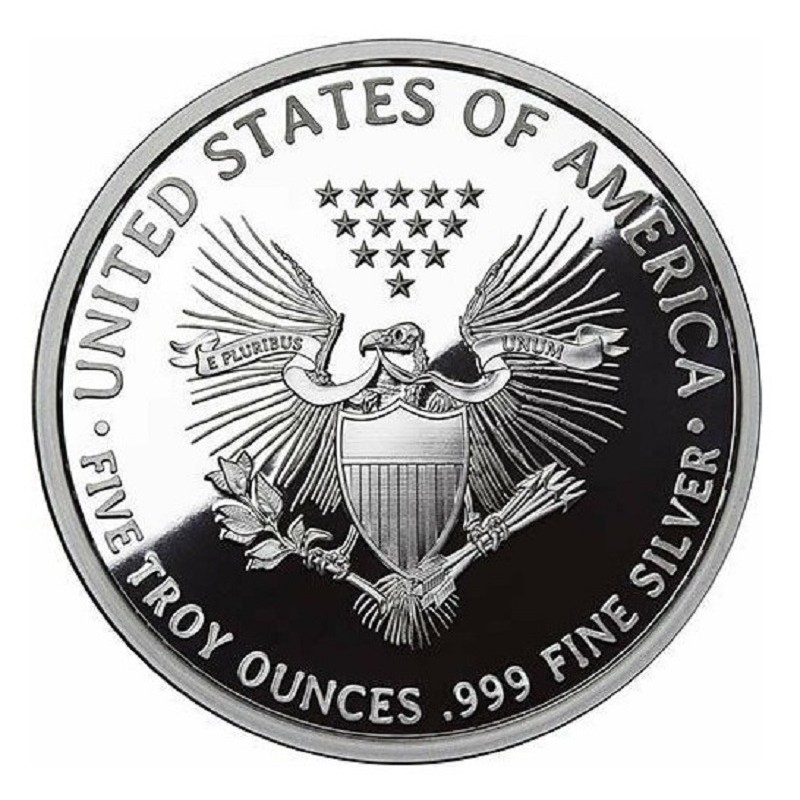 Серебряный жетон США «Игрок», 31.1 г чистого серебра (проба 0.999)